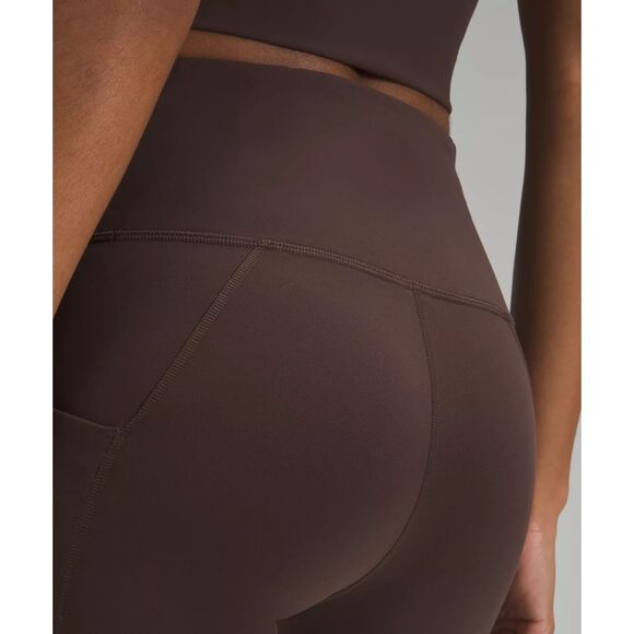 Lululemon. Wunder Train High-Rise Tight with Pockets 25" Espresso Size 8 NWT - Picture 5 of 11